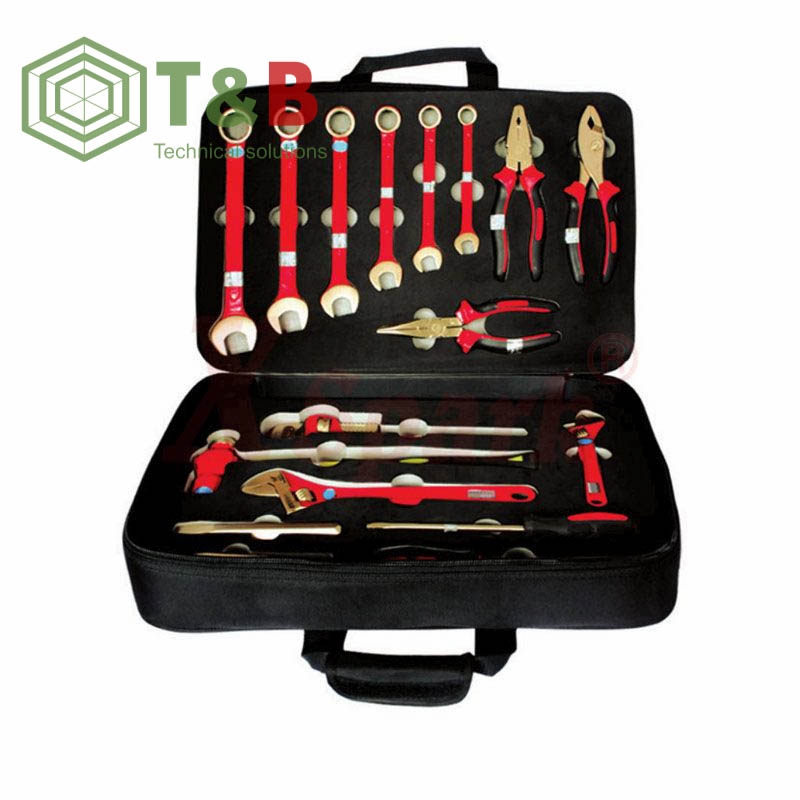 Bộ dụng cụ 17 chi tiết chống tia lửa điện, cháy nổ X-Spark Model H-17 Tool Set-17pcs ảnh 1