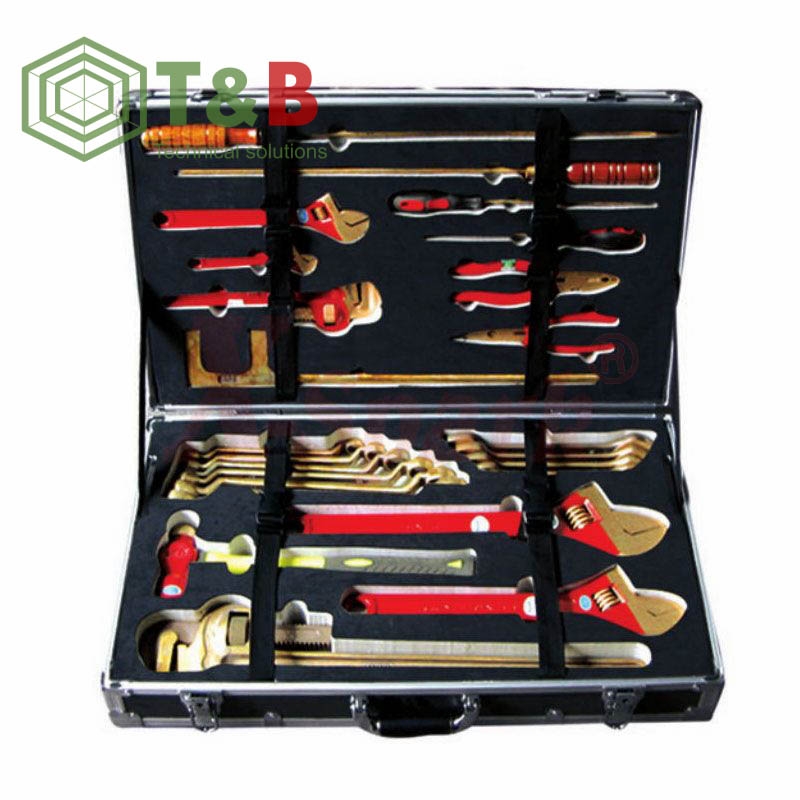 Bộ Dụng Cụ 26 chi tiết chống tia lửa điện, cháy nổ X-Spark Model No.J-26 Tool Set 26pcs ảnh 1