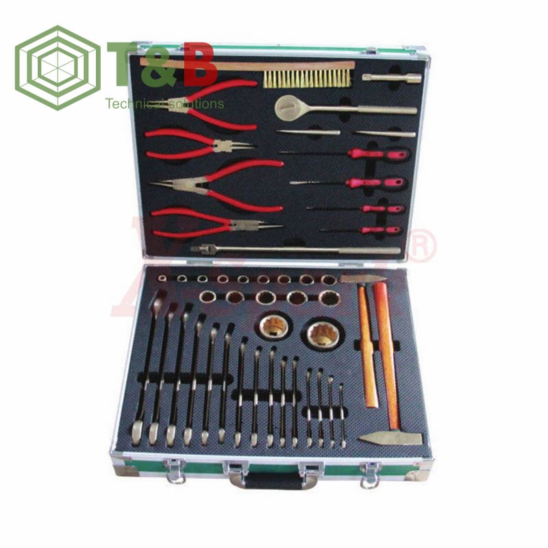 Bộ dụng cụ 47 chi tiết chống tia lửa điện, cháy nổ X-Spark Model No.AA17-47 Non Sparking Tool Set 47pcs ảnh 1