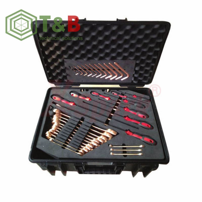 Bộ dụng cụ 68 chi tiết chống tia lửa điện, cháy nổ X-Spark Model No.AA05-68 Non Sparking Tool Set 68pcs ảnh 1