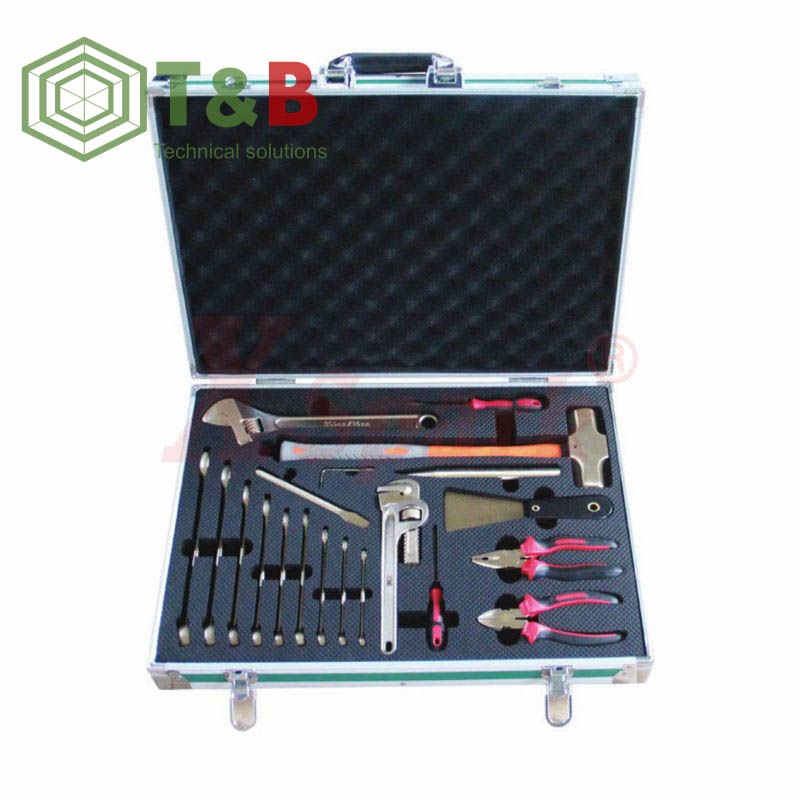 Bộ dụng cụ kìm, cờ lê 20 chi tiết chống tia lửa điện, cháy nổ X-Spark Model No.AA13-20 Non Sparking Tool Set 20pcs ảnh 1