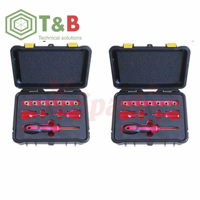 Bộ Khẩu Cần Siết Lực 1/4 Gồm 10 chi tiết chống tia lửa điện, cháy nổ X-Spark Model 101A (Non Sparking 1/4