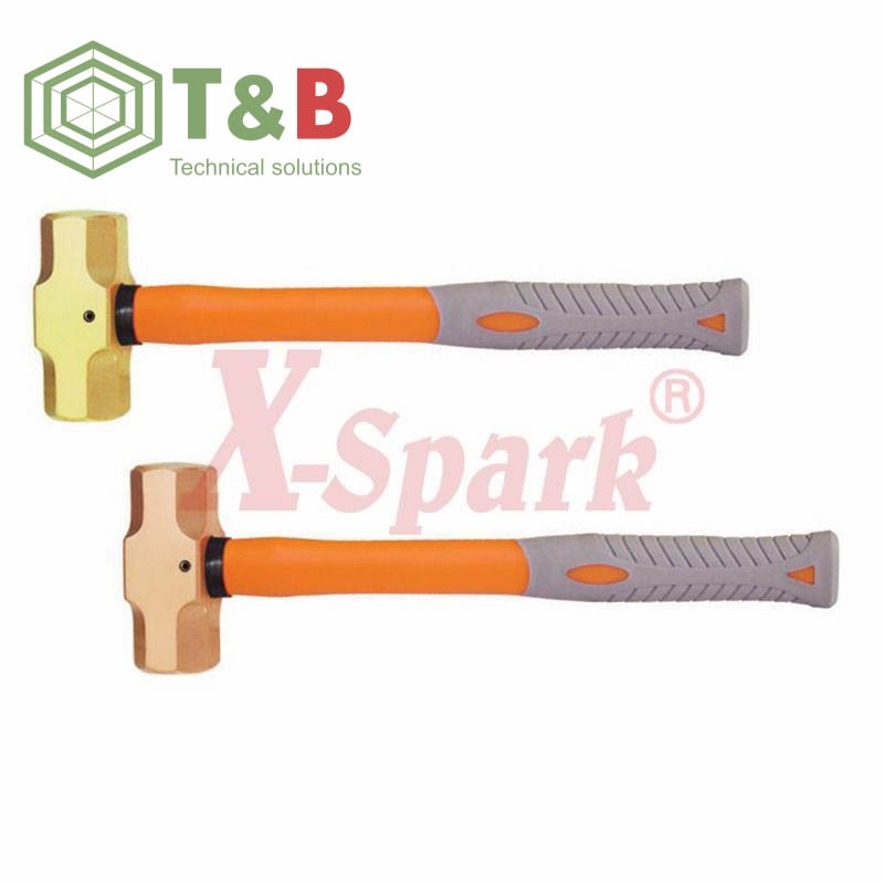 Búa cán cao su chống tia lửa điện, cháy nổ X-Spark Model 191 Non Sparking Sledge Hammer ảnh 1