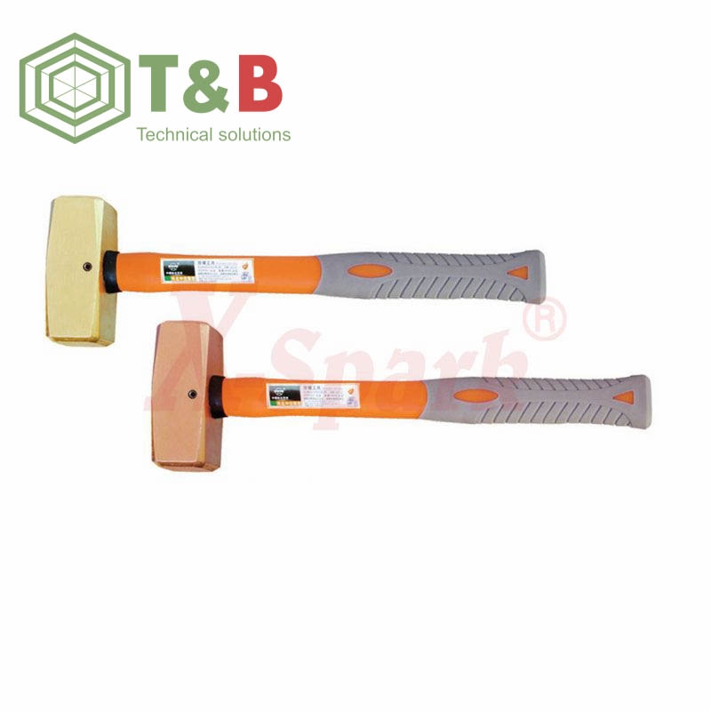 Búa cán cao su chống tia lửa điện, cháy nổ X-Spark Model 191C Non Sparking Germany Type Sledge Hammer ảnh 1