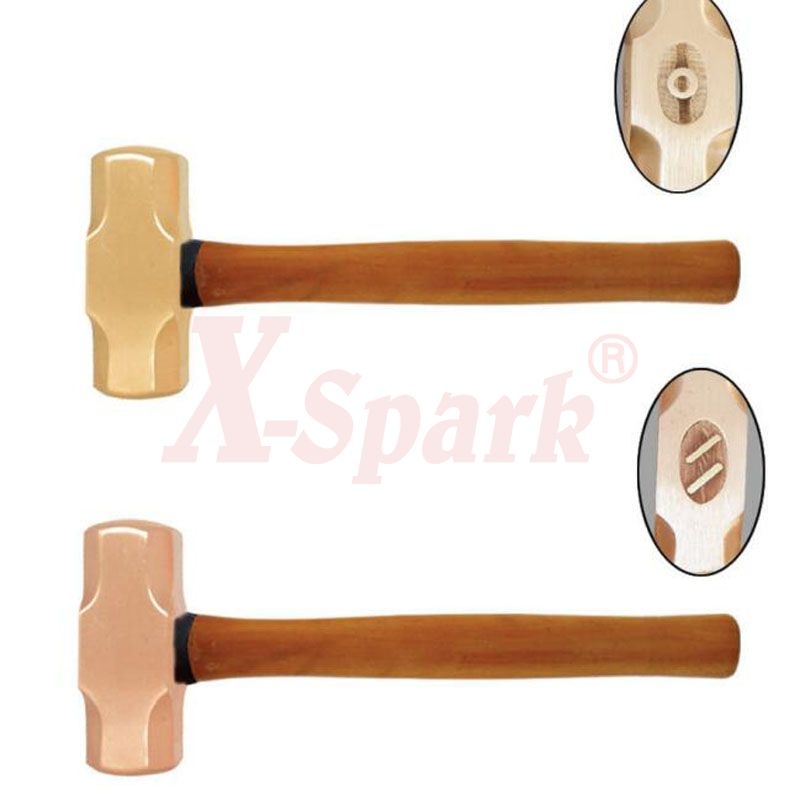 Búa đầu bi cán cao su chống tia lửa điện, cháy nổ X-Spark Model 189B Non Sparking Engineer cross pin Hammer ảnh 1