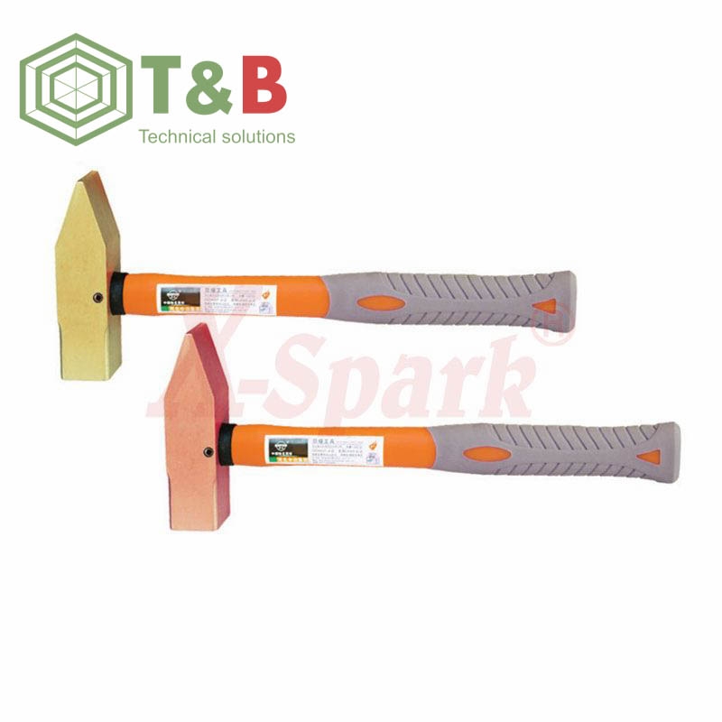 Búa nguội cán cao su chống tia lửa điện, cháy nổ X-Spark Model 186 Non Sparking Cross Peen Engineers' Hammer ảnh 1