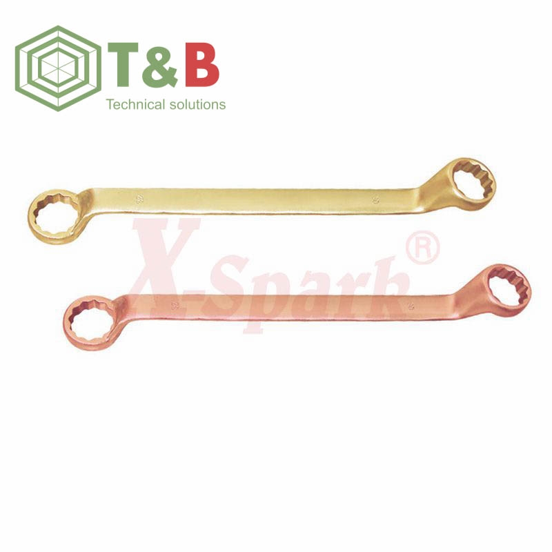 Cờ Lê 2 đầu tròng chống tia lửa điện, cháy nổ X-Spark Model 151A (Non Sparking Wrench, Double Box Offset) ảnh 1
