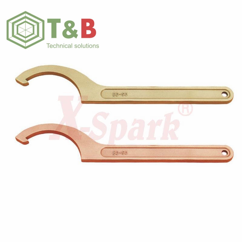 Cờ Lê Móc chống tia lửa điện, cháy nổ X-Spark Model 173 (Non Sparking Hook Wrench) ảnh 1