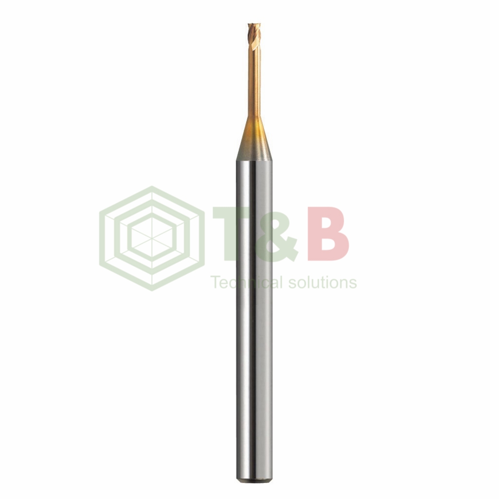 Dao Phay Phẳng 4 Me Cổ Dài Union Tool Model HLS4000 ảnh 1