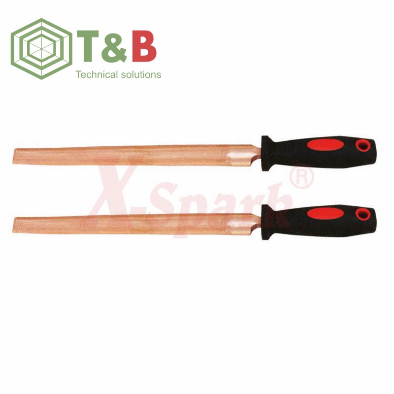 Dũa bán nguyệt chống tia lửa điện, cháy nổ X-Spark Model 218 Non Sparking Half Round File ảnh 1