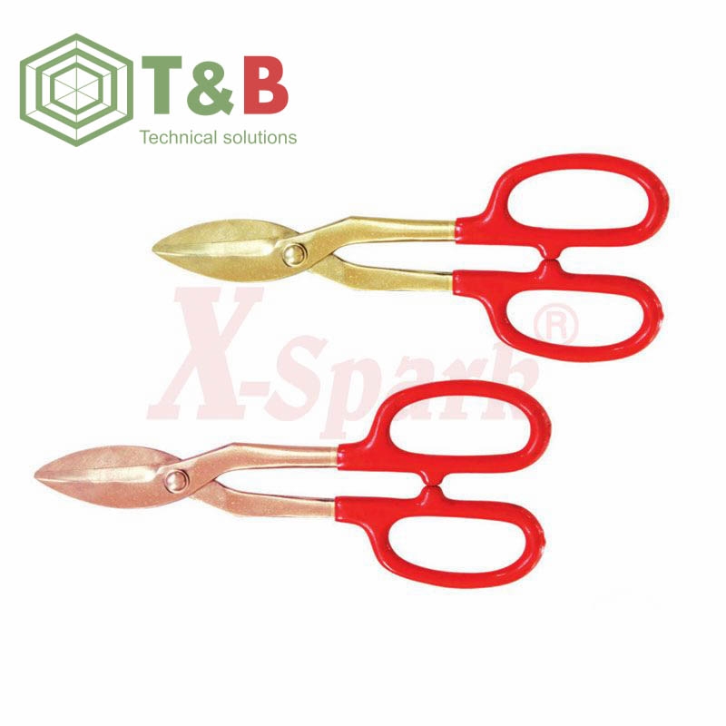 Kéo cắt chống tia lửa điện, cháy nổ X-Spark Model 244 Non Sparking Tin Shears ảnh 1