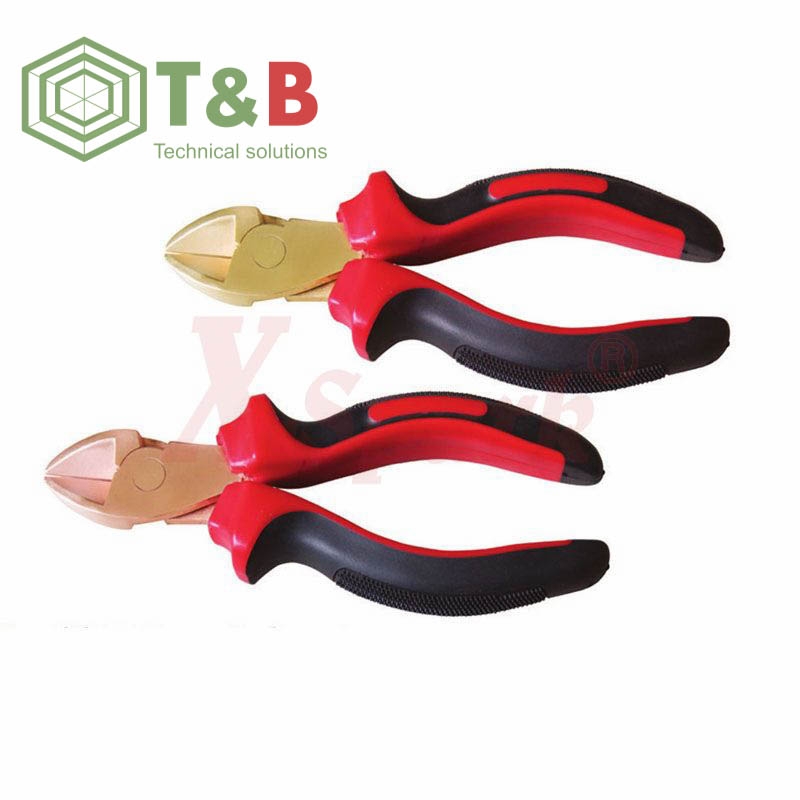 Kìm cắt chống tia lửa điện, cháy nổ X-Spark Model 248A Non Sparking American Pattern Power Side Cutter ảnh 1