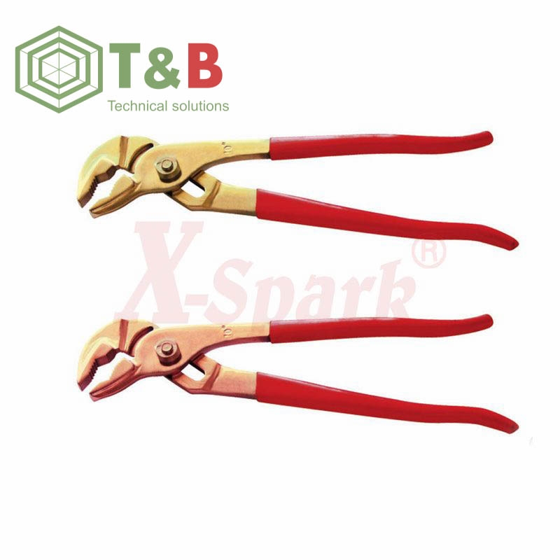 Kìm mỏ quạ (kìm nước) chống tia lửa điện, cháy nổ X-Spark Model 252A Non Sparking Water Pump Pliers ảnh 1