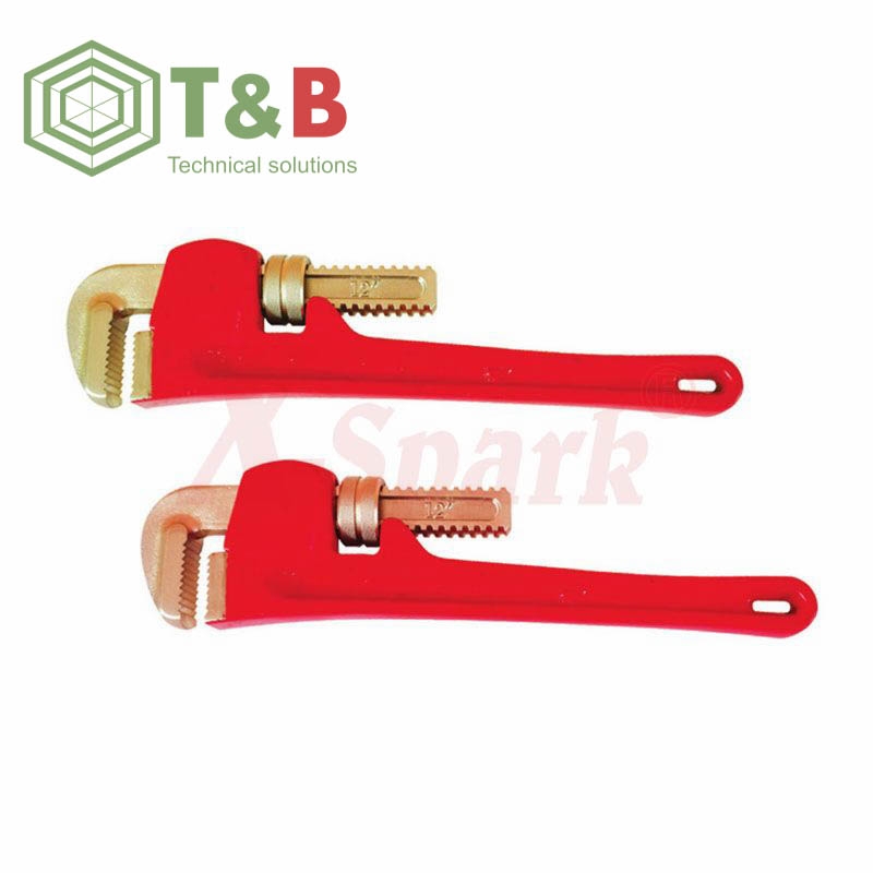 Kìm Nước (Mỏ lết răng) chống tia lửa điện, cháy nổ X-Spark Model 131AL (Non Sparking Pipe Wrench Amercian Type) ảnh 1