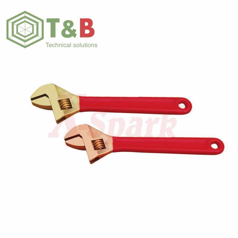 Mỏ Lết chống tia lửa điện, cháy nổ X-Spark Model 125A (Non Sparking Wrench, Adjustable, Plastic Handle) ảnh 1