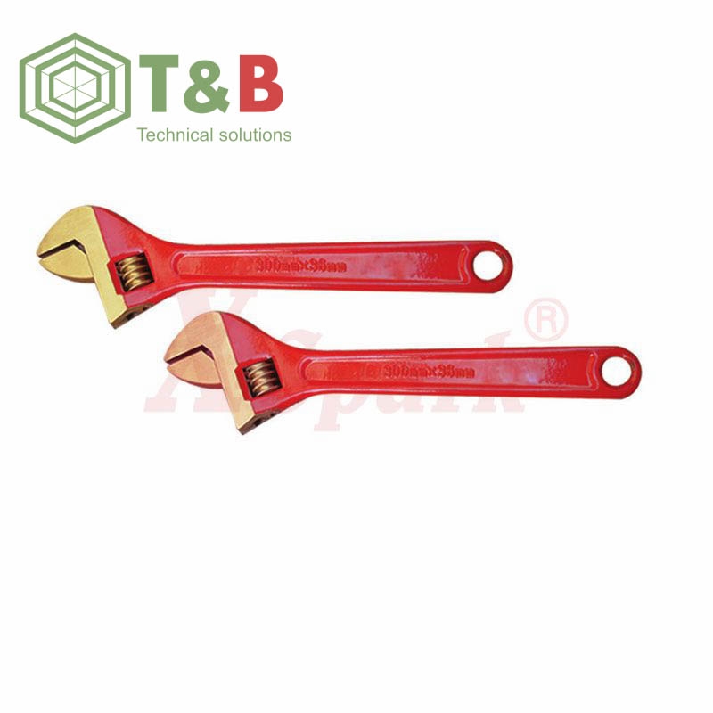 Mỏ Lết chống tia lửa điện, cháy nổ X-Spark Model 125B (Non Sparking Adjustable Wrench) ảnh 1
