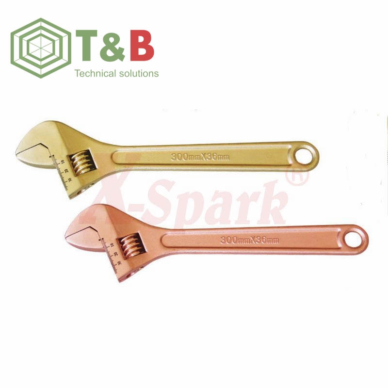 Mỏ Lết chống tia lửa điện, cháy nổ X-Spark Model 125C (Non Sparking Adjustable Wrench) ảnh 1