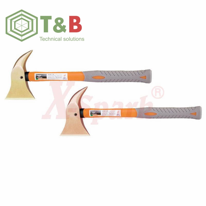 Rìu cán cao su chống tia lửa điện, cháy nổ X-Spark Model 195 Non Sparking Axe Fireman ảnh 1