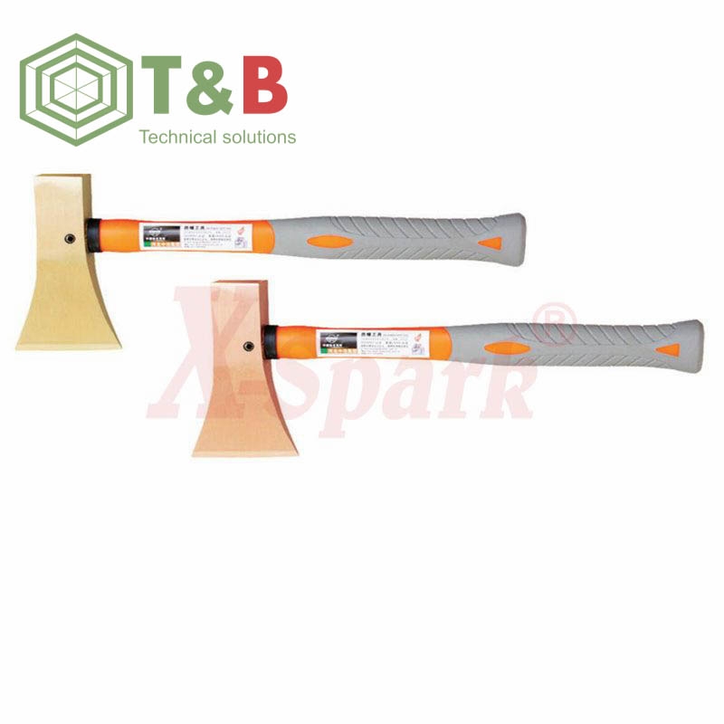 Rìu cán cao su chống tia lửa điện, cháy nổ X-Spark Model 196 Non Sparking Axe ảnh 1