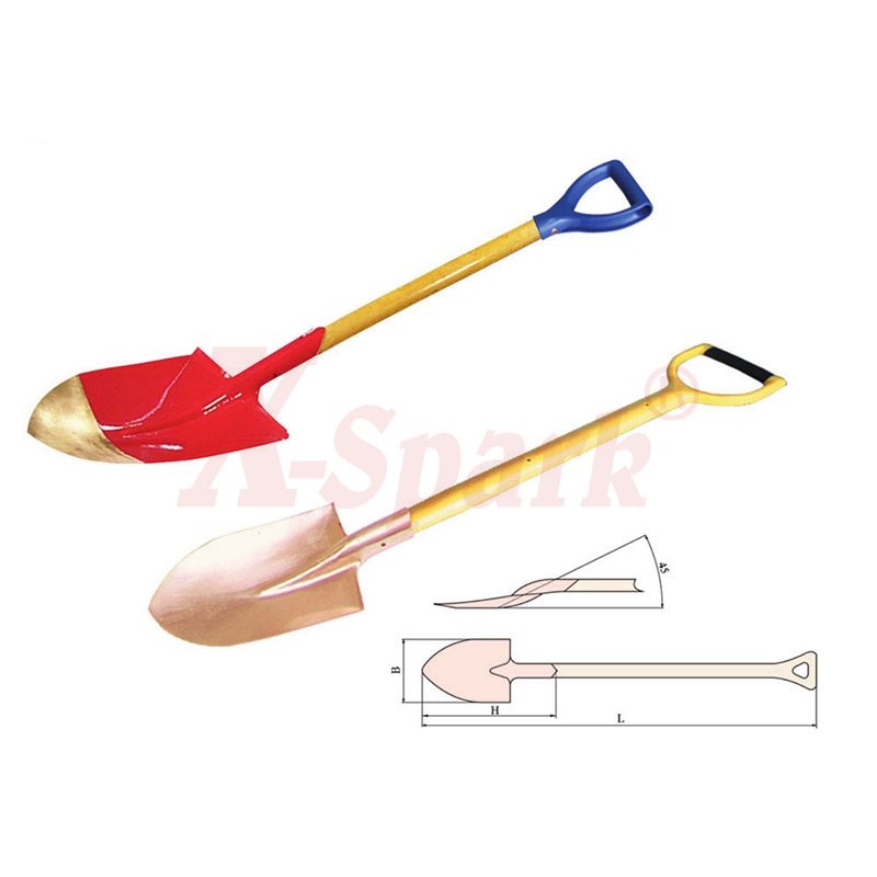 Xẻng chống tia lửa điện, cháy nổ X-Spark Model 200 (Non Sparking Shovel, Round Point) ảnh 1